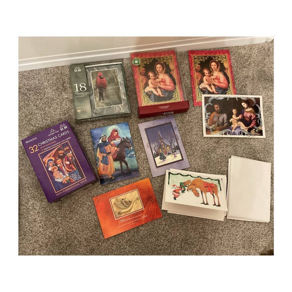Vintage Bundle of 40 Christmas/Holiday Cards